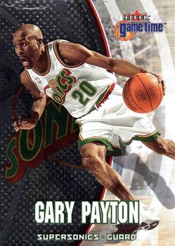 2000-01 Fleer Game Time #52 Gary Payton Front