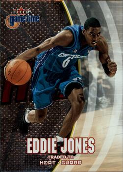 2000-01 Fleer Game Time #54 Eddie Jones Front