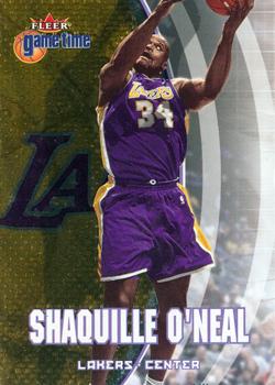 2000-01 Fleer Game Time #58 Shaquille O'Neal Front
