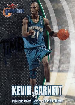 2000-01 Fleer Game Time #59 Kevin Garnett Front
