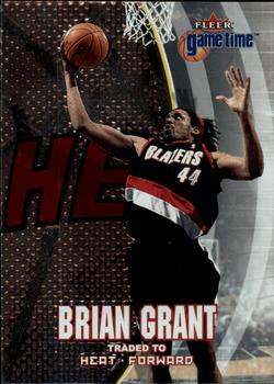 2000-01 Fleer Game Time #61 Brian Grant Front