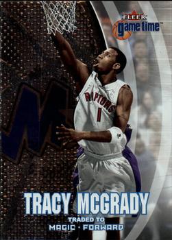 2000-01 Fleer Game Time #63 Tracy McGrady Front