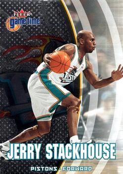2000-01 Fleer Game Time #72 Jerry Stackhouse Front