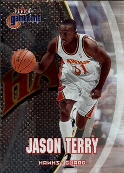2000-01 Fleer Game Time #77 Jason Terry Front