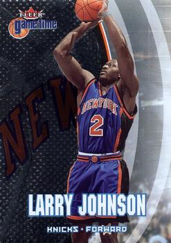 2000-01 Fleer Game Time #79 Larry Johnson Front