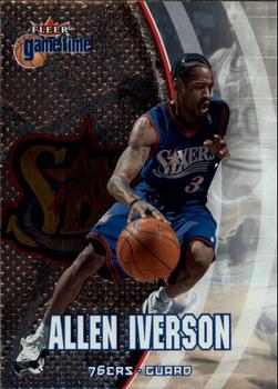 2000-01 Fleer Game Time #87 Allen Iverson Front