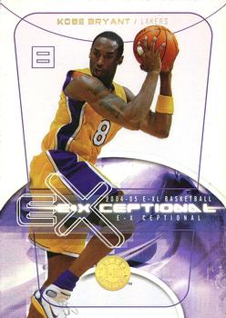 2004-05 SkyBox E-XL - E-Xceptional #4 EXQ Kobe Bryant Front