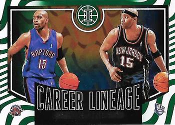 2020-21 Panini Illusions - Career Lineage Emerald #9 Vince Carter Front