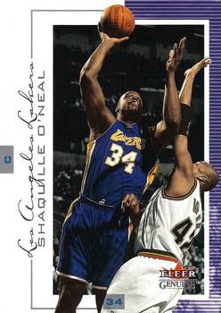 2000-01 Fleer Genuine #30 Shaquille O'Neal Front