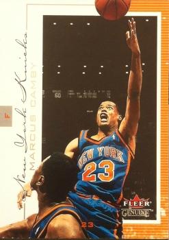 2000-01 Fleer Genuine #68 Marcus Camby Front