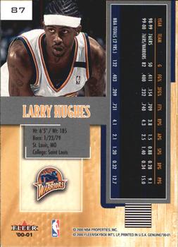 2000-01 Fleer Genuine #87 Larry Hughes Back