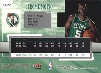 2000-01 Fleer Genuine #127 Jerome Moiso Back