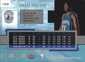 2000-01 Fleer Genuine #128 Jamaal Magloire Back