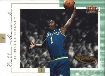 2000-01 Fleer Genuine #129 Donnell Harvey Front