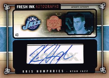 2004-05 SkyBox Fresh Ink - Autographs (199) #FIA-KH Kris Humphries Front