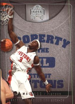 2004-05 SkyBox Fresh Ink - Property of #8 PO Ben Wallace Front