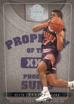 2004-05 SkyBox Fresh Ink - Property of #23 PO Kevin Johnson Front