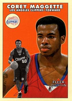 2000-01 Fleer Tradition Glossy #42 Corey Maggette Front