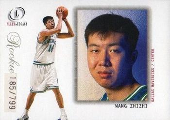 2000-01 Fleer Legacy #115 Wang Zhizhi Front