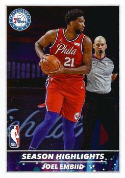 2021-22 Panini NBA Sticker & Card Collection European Edition #8 Joel Embiid Front