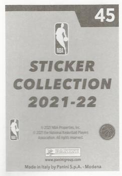 2021-22 Panini NBA Sticker & Card Collection European Edition #45 Zach Lavine Back