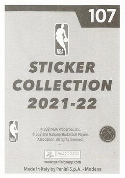 2021-22 Panini NBA Sticker & Card Collection European Edition #107 Trae Young Back
