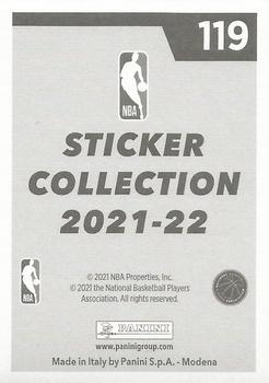2021-22 Panini NBA Sticker & Card Collection European Edition #119 Marcus Smart Back