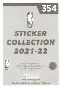 2021-22 Panini NBA Sticker & Card Collection European Edition #354 Ivica Zubac Back