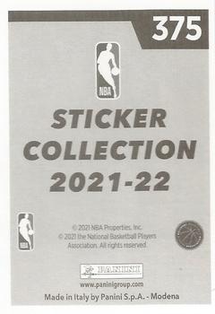 2021-22 Panini NBA Sticker & Card Collection European Edition #375 Carmelo Anthony Back
