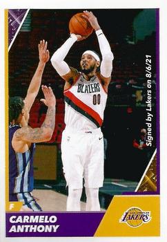 2021-22 Panini NBA Sticker & Card Collection European Edition #375 Carmelo Anthony Front