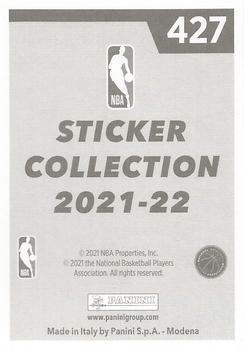 2021-22 Panini NBA Sticker & Card Collection European Edition #427 Isaiah Roby Back