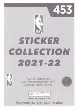 2021-22 Panini NBA Sticker & Card Collection European Edition #453 Anfernee Simons Back