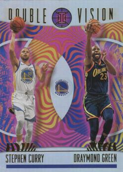 2020-21 Panini Illusions - Double Vision #18 Draymond Green / Stephen Curry Front