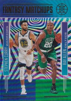 2020-21 Panini Illusions - Fantasy Matchups #2 Stephen Curry / Ray Allen Front