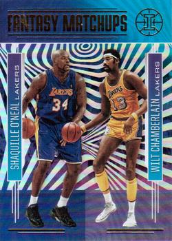 2020-21 Panini Illusions - Fantasy Matchups #15 Shaquille O'Neal / Wilt Chamberlain Front