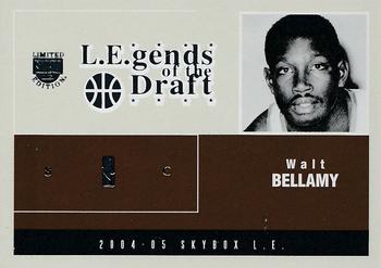 2004-05 SkyBox LE - L.E.gends of the Draft #2 LD Walt Bellamy Front