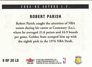 2004-05 SkyBox LE - L.E.gends of the Draft #9 LD Robert Parish Back