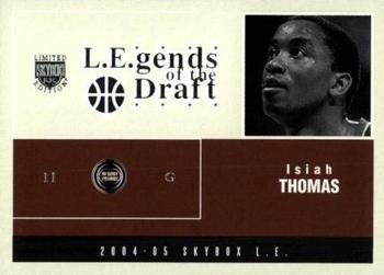 2004-05 SkyBox LE - L.E.gends of the Draft #10 LD Isiah Thomas Front