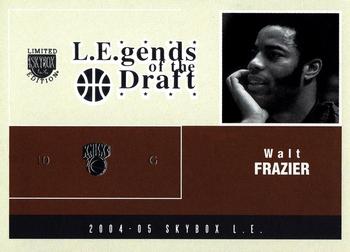 2004-05 SkyBox LE - L.E.gends of the Draft #11 LD Walt Frazier Front