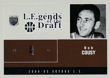 2004-05 SkyBox LE - L.E.gends of the Draft #14 LD Bob Cousy Front