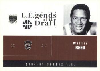 2004-05 SkyBox LE - L.E.gends of the Draft #17 LD Willis Reed Front