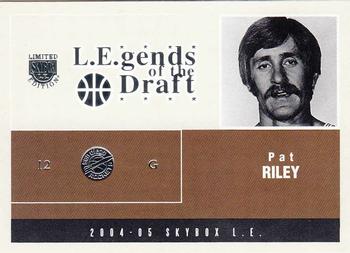 2004-05 SkyBox LE - L.E.gends of the Draft #20 LD Pat Riley Front