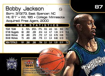 2000-01 Fleer Premium #87 Bobby Jackson Back