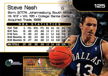 Steve Nash 2000-01 Topps Basketball Card #241 Dallas Mavericks