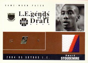 2004-05 SkyBox LE - Legends of the Draft Patches #LD-AS Amare Stoudemire Front