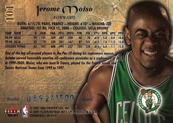 2000-01 Fleer Showcase #101 Jerome Moiso Back