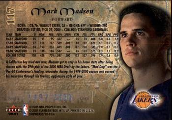 2000-01 Fleer Showcase #117 Mark Madsen Back