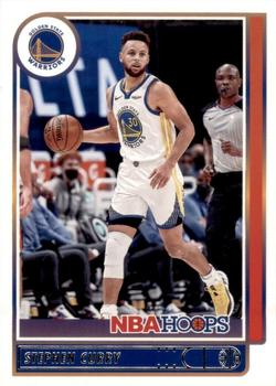 2021-22 Hoops #18 Stephen Curry Front