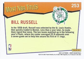 2021-22 Hoops #253 Bill Russell Back