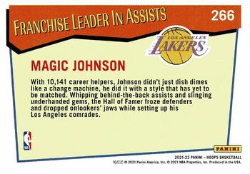 2021-22 Hoops #266 Magic Johnson Back
